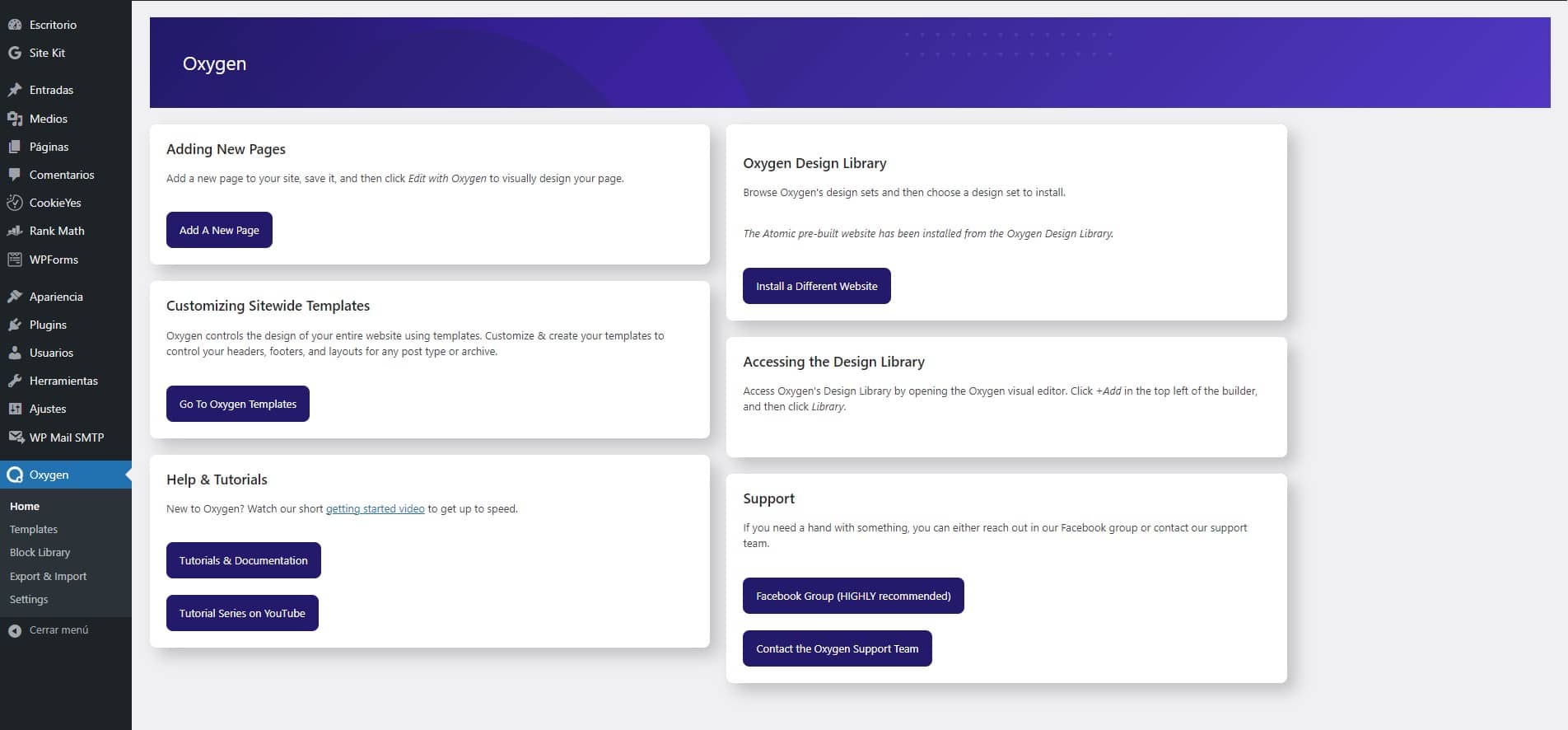 Oxygen Builder WordPress